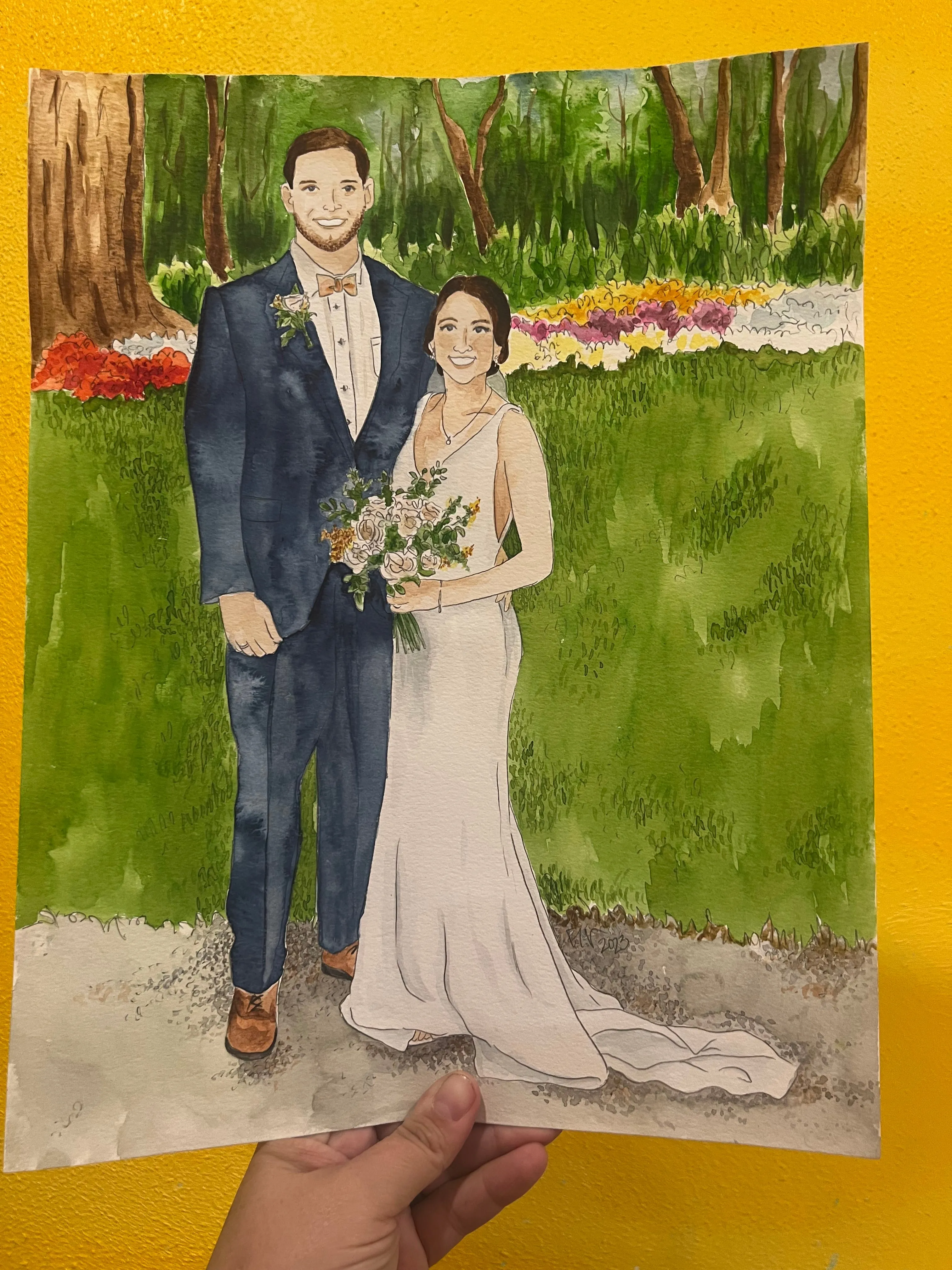 Portrait Watercolor Commission