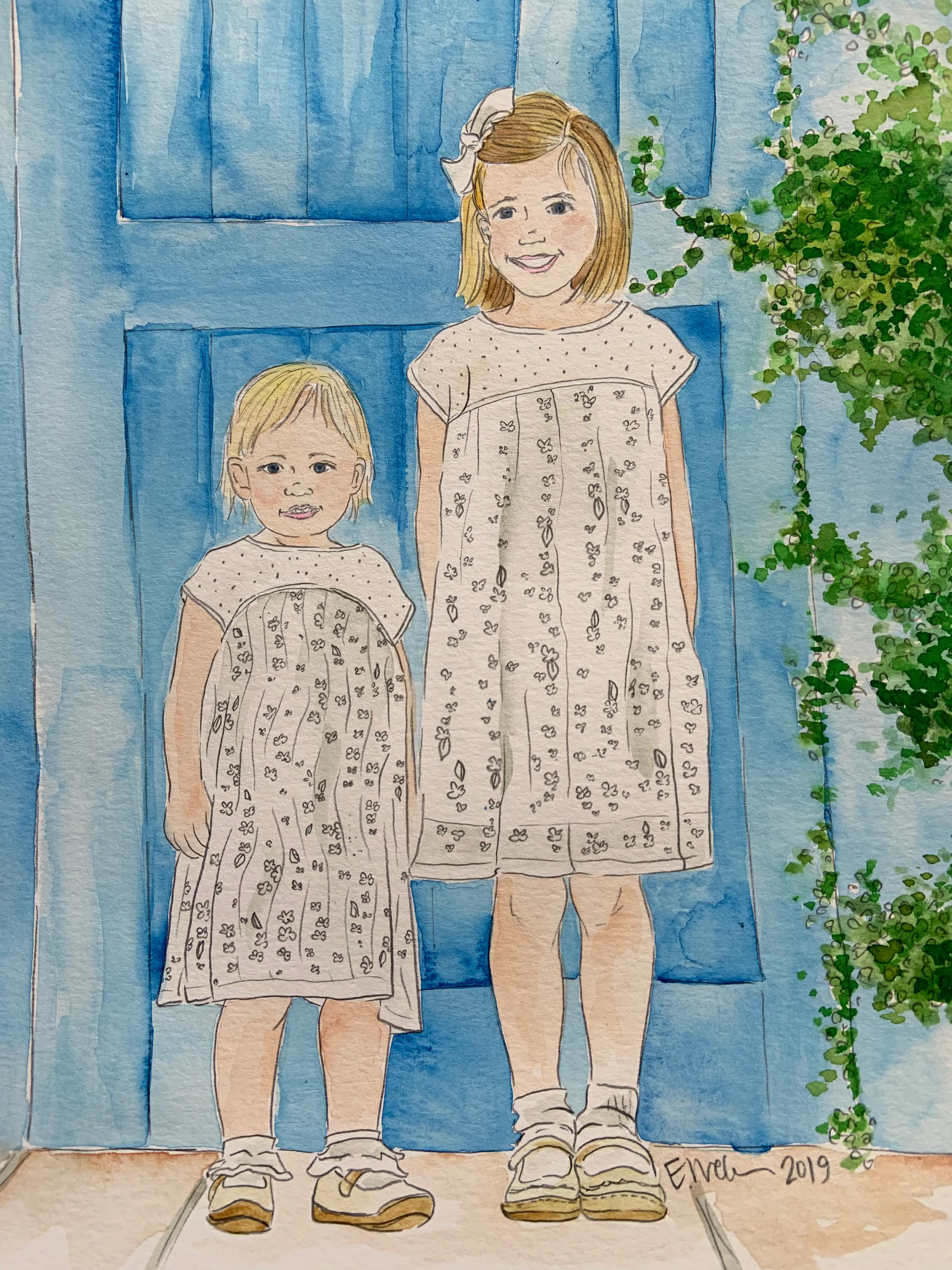Portrait Watercolor Commission