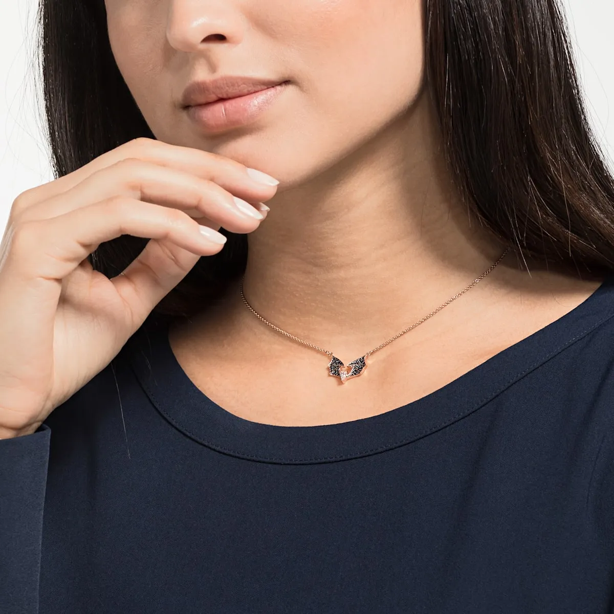 Prosperity Multi-Colored Rose-Gold Tone Plated Necklace