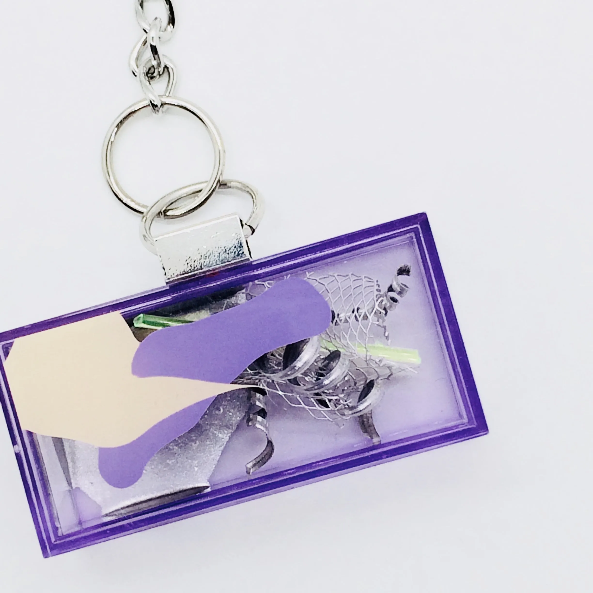 Purple Node Art Necklace.02