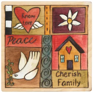 Quilt Style Plaque by Sticks, PLQ001-S36346