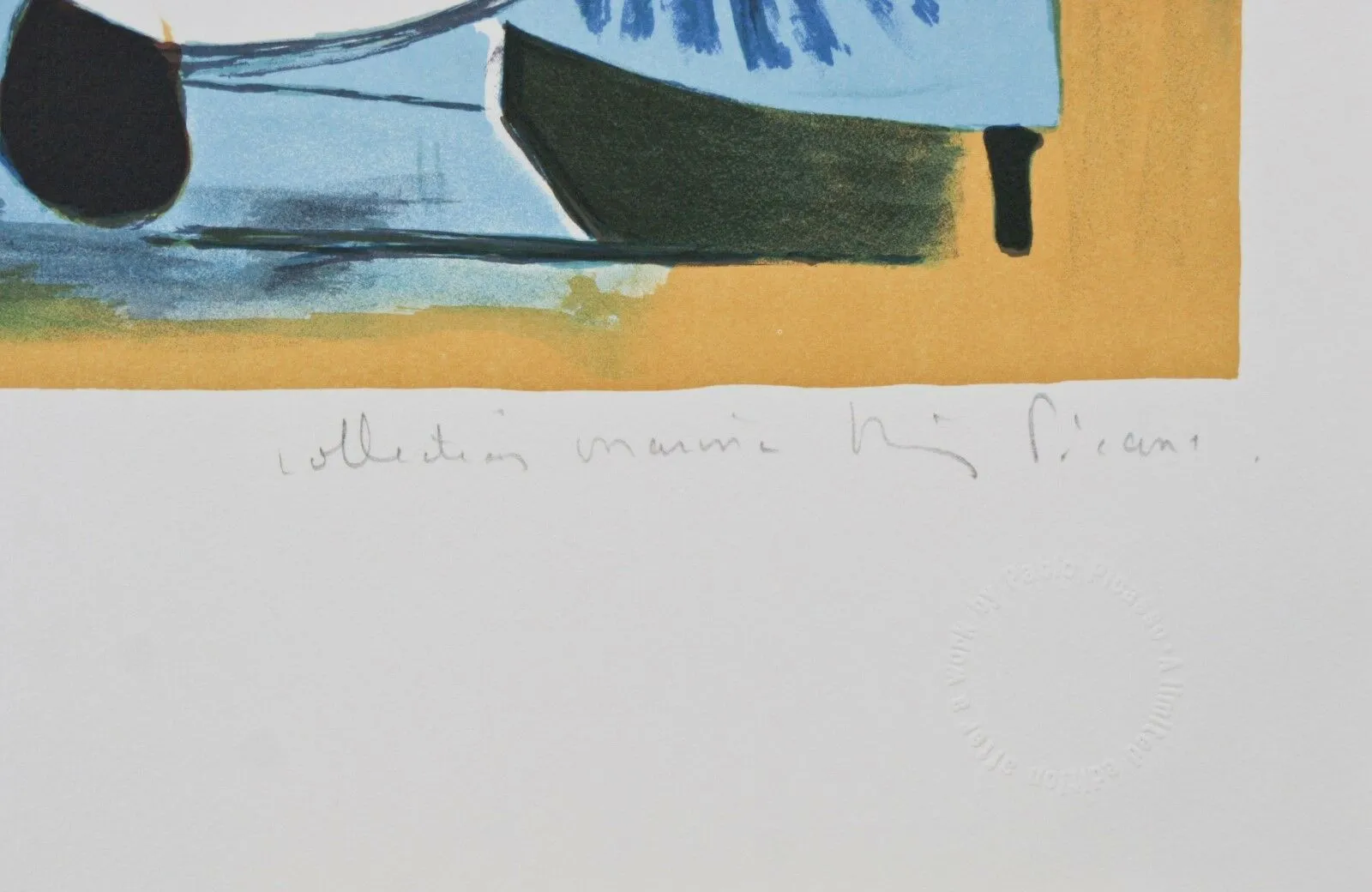 "Paloma un Bleu" from Marina Picasso Estate Ltd Edition of 500 Litho 29.5"x21.5"