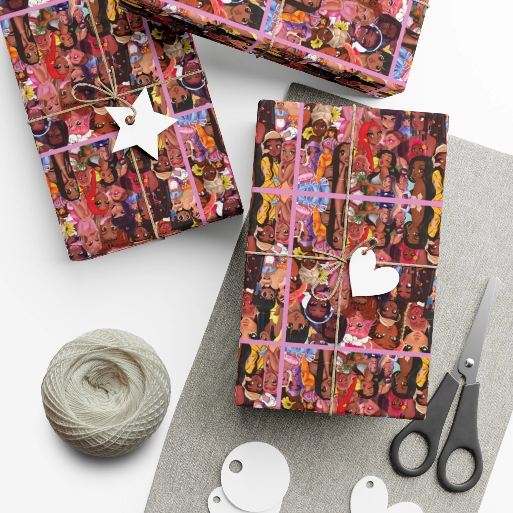 RawSueshii Collage - Gift Wrap Papers