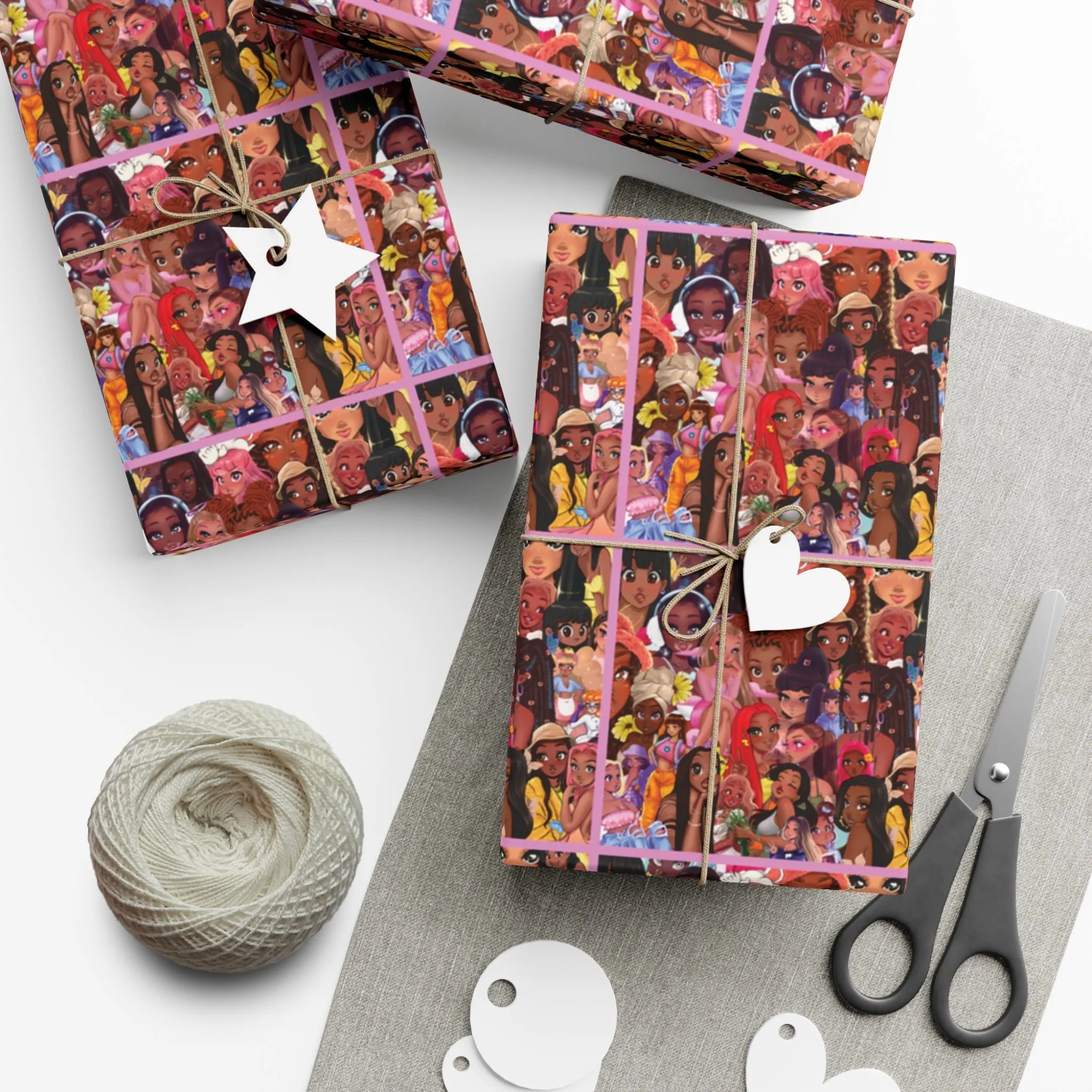 RawSueshii Collage - Gift Wrap Papers