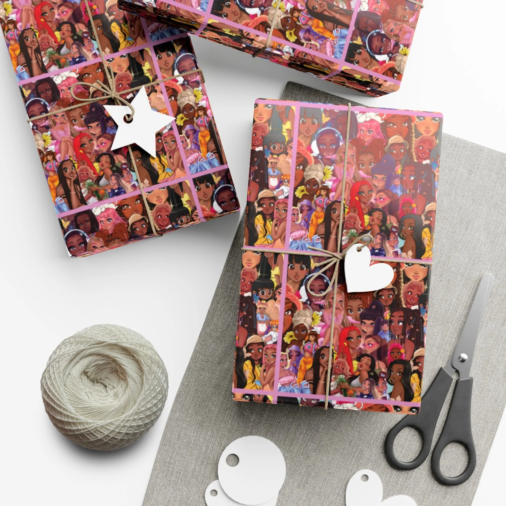 RawSueshii Collage - Gift Wrap Papers