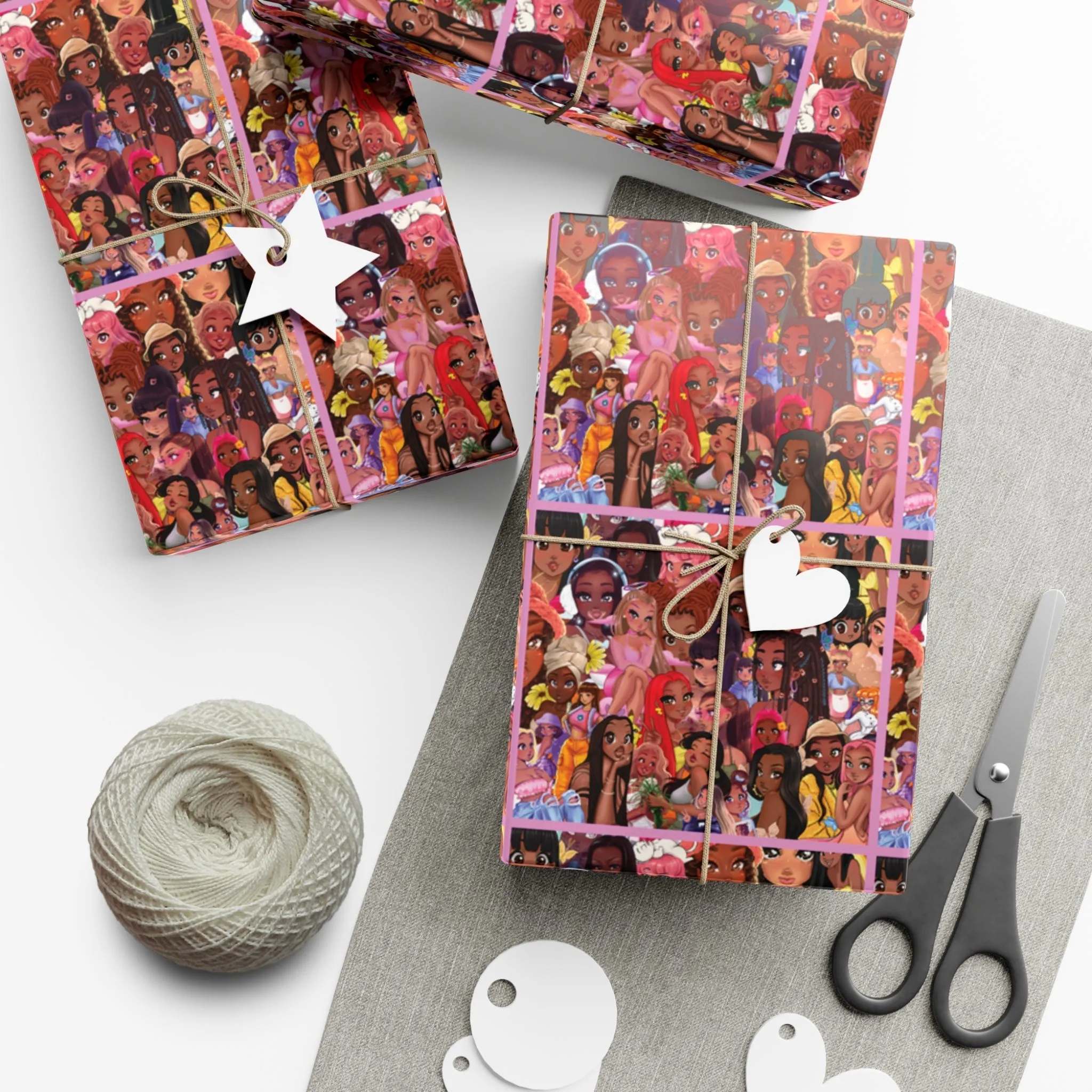 RawSueshii Collage - Gift Wrap Papers
