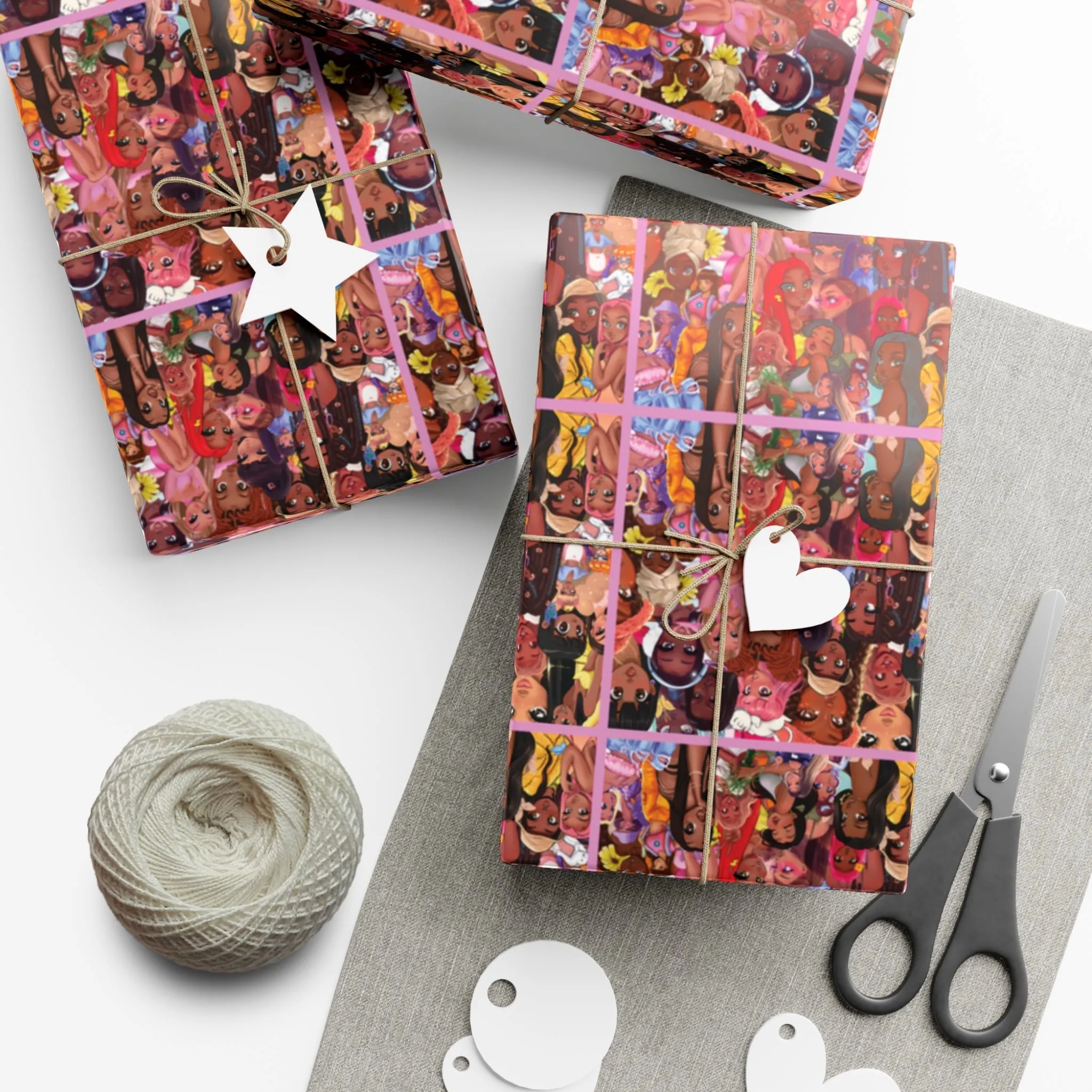 RawSueshii Collage - Gift Wrap Papers