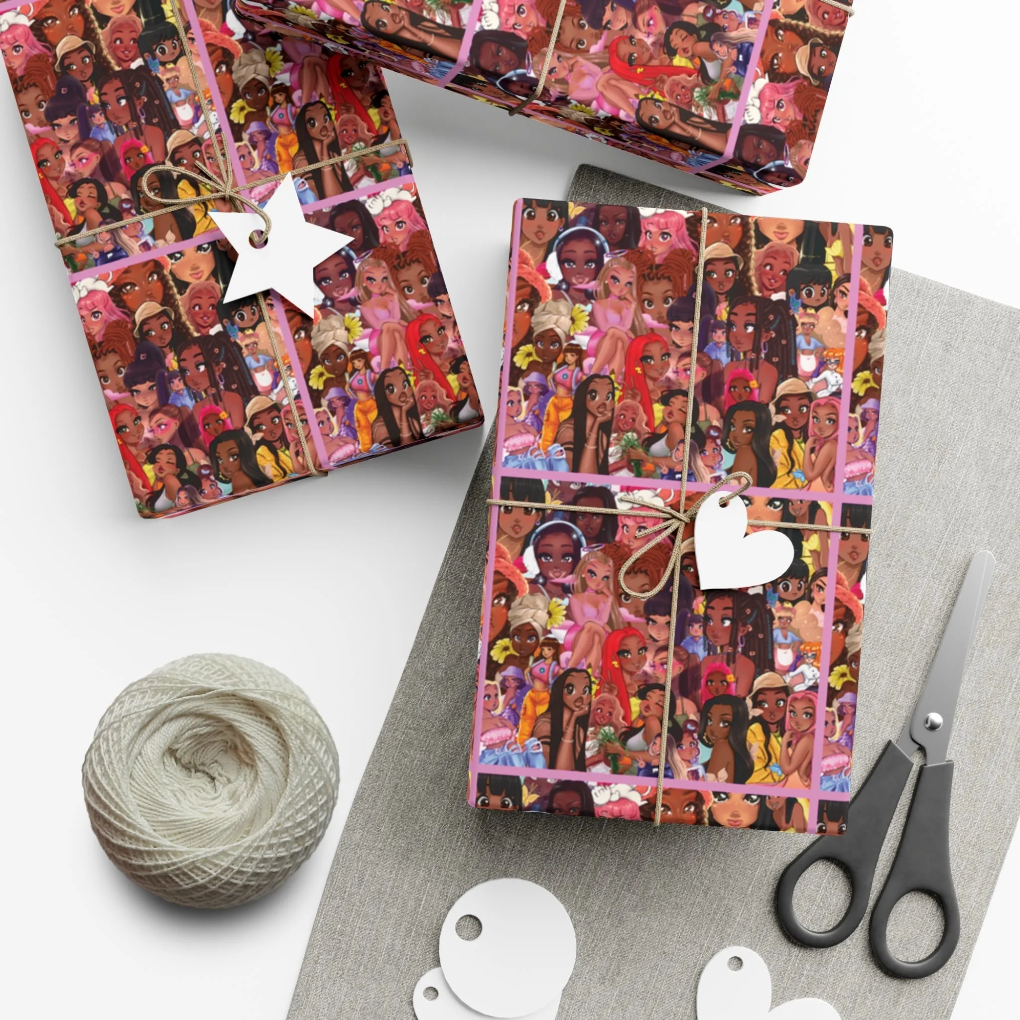 RawSueshii Collage - Gift Wrap Papers
