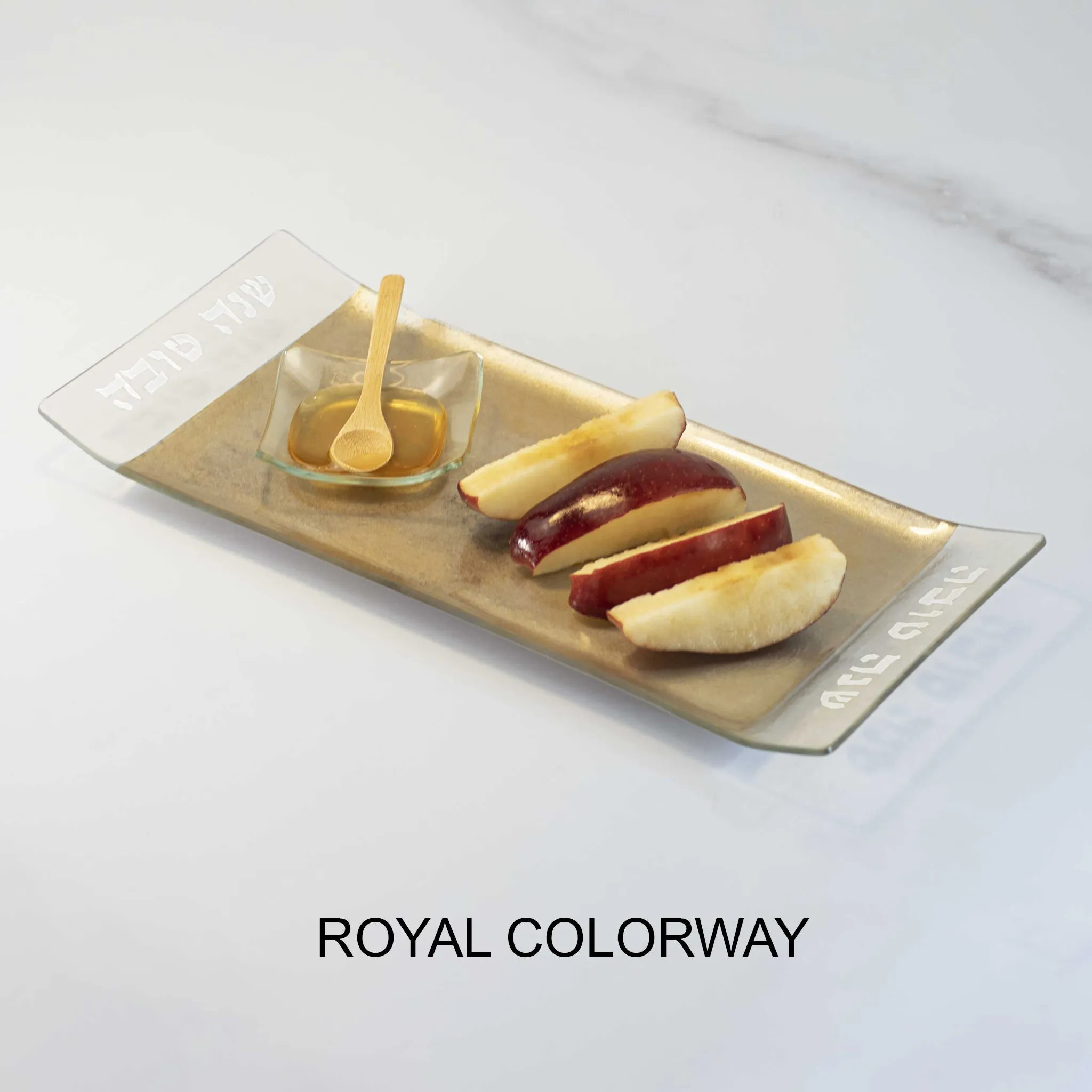 Rosh Hashanah Honey and Apple Set by Amalia Flaisher