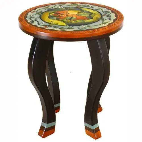 Round End Table by Sticks End002 D78190