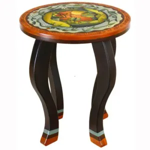 Round End Table by Sticks End002 D78190