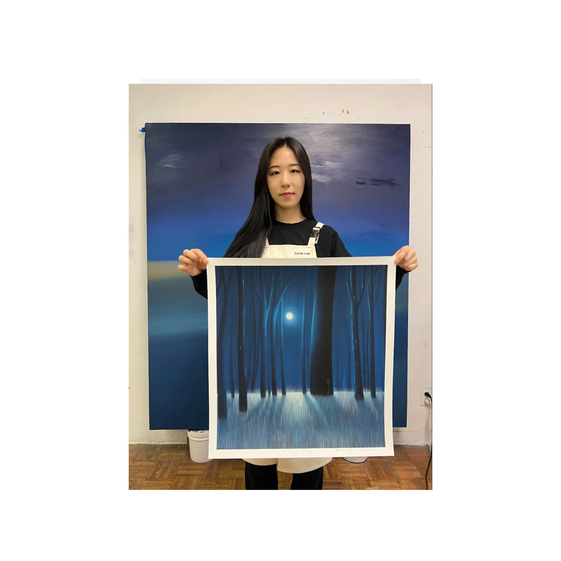 Sarah Lee, The Black Tulip, 2022; Limited Edition Print