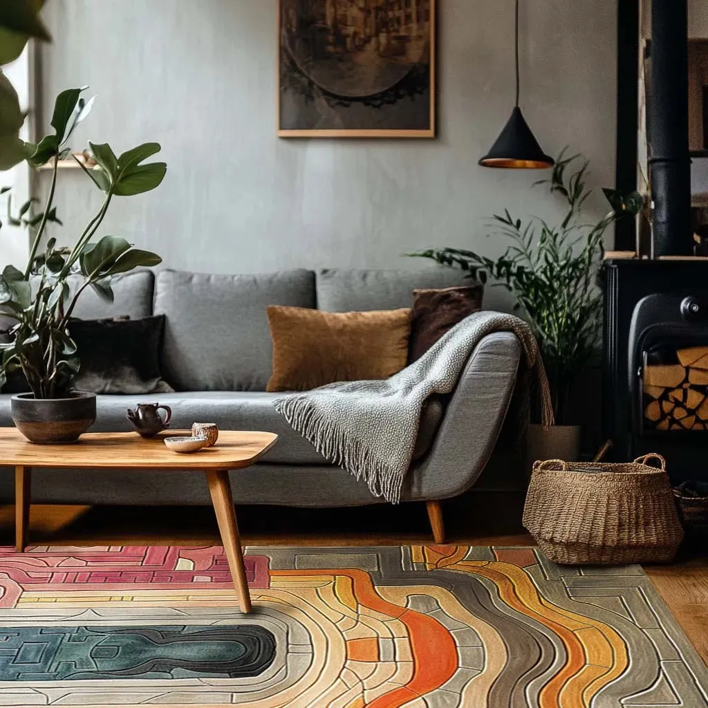 Serenity Gate Hand Tufted Rug