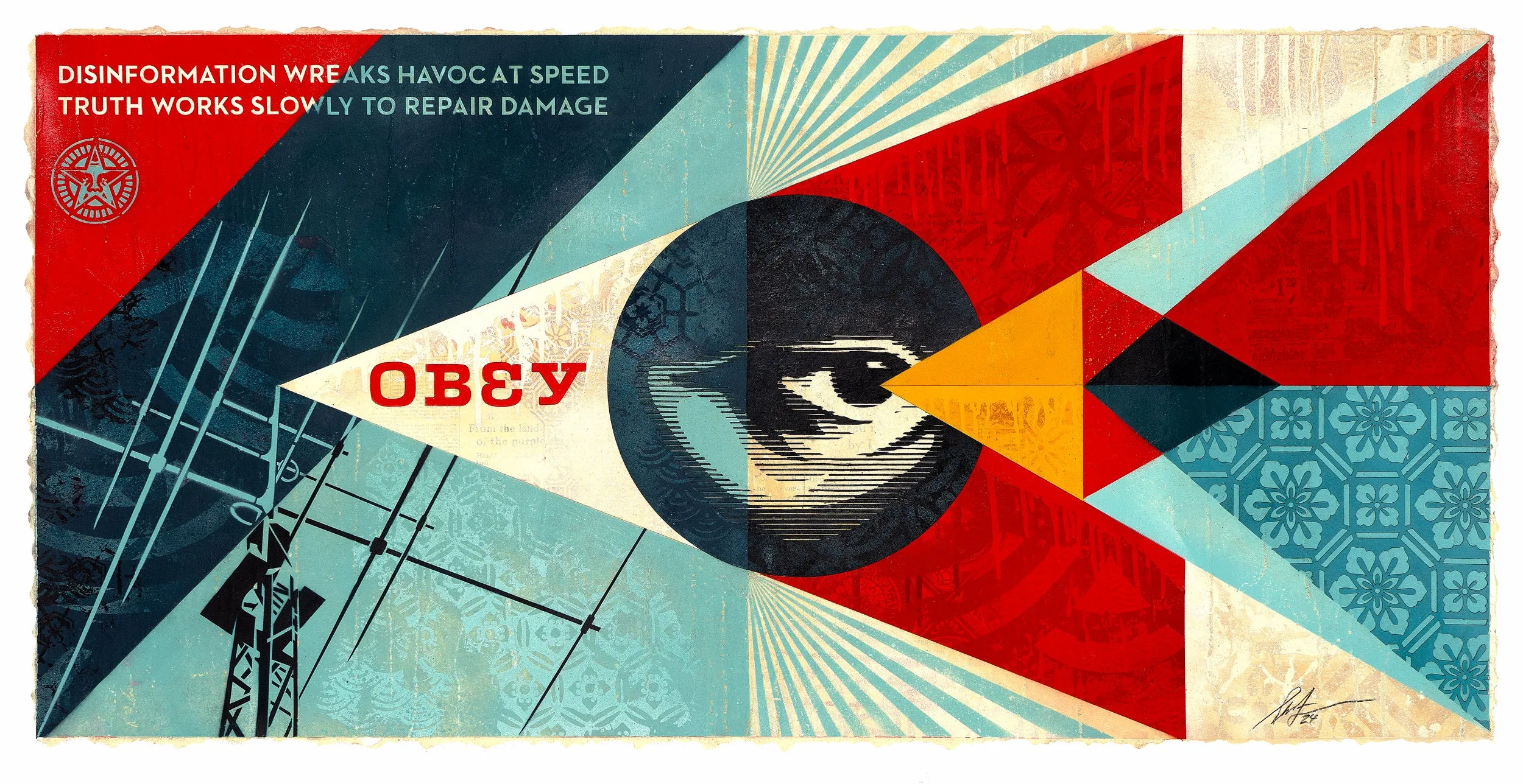 Shepard Fairey | Disinformation Havoc