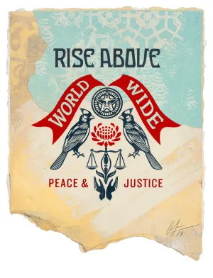 Shepard Fairey | OBEY Bird Study (Peace And Justice)