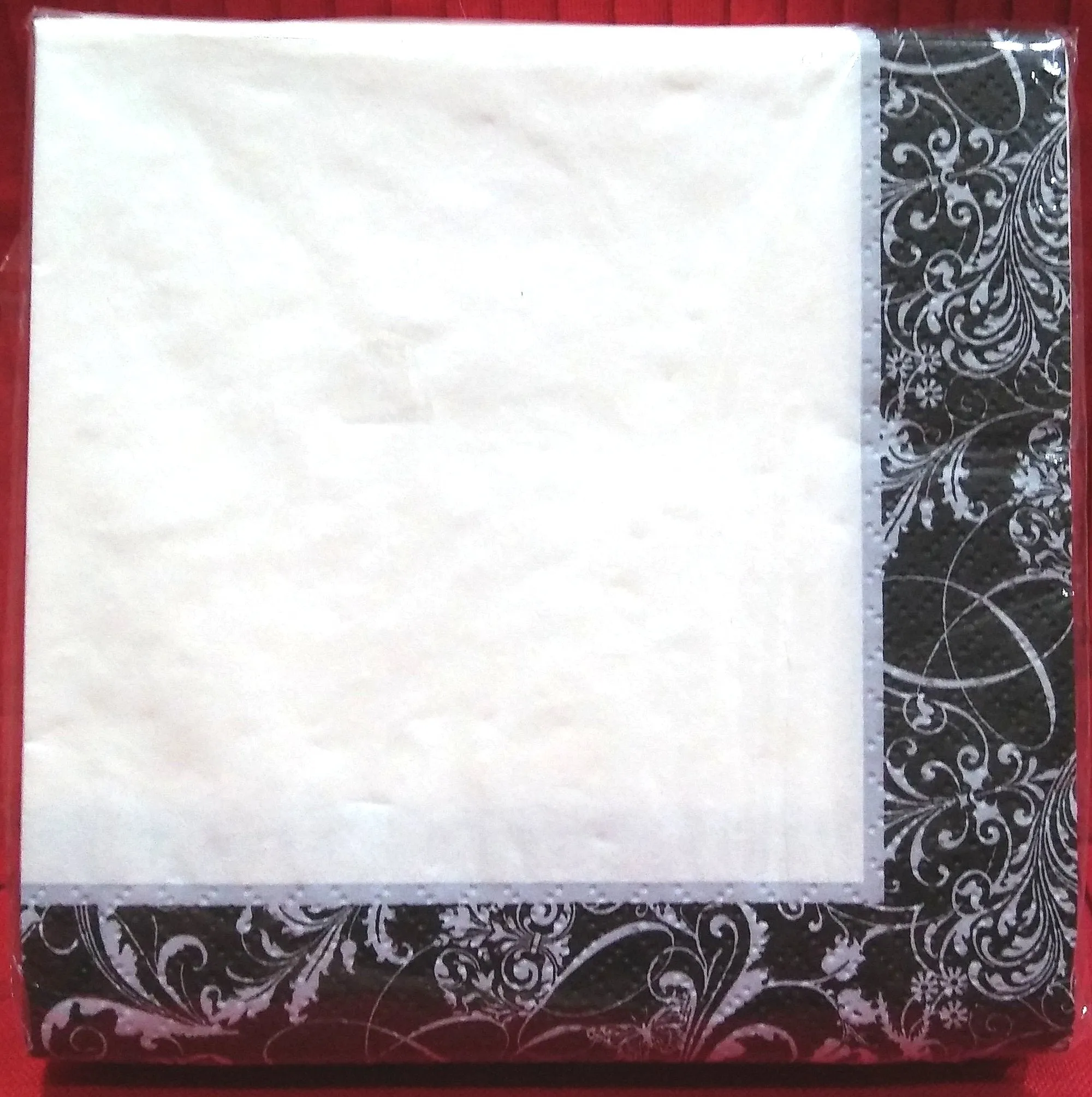 SILHOUETTE BEVERAGE NAPKINS