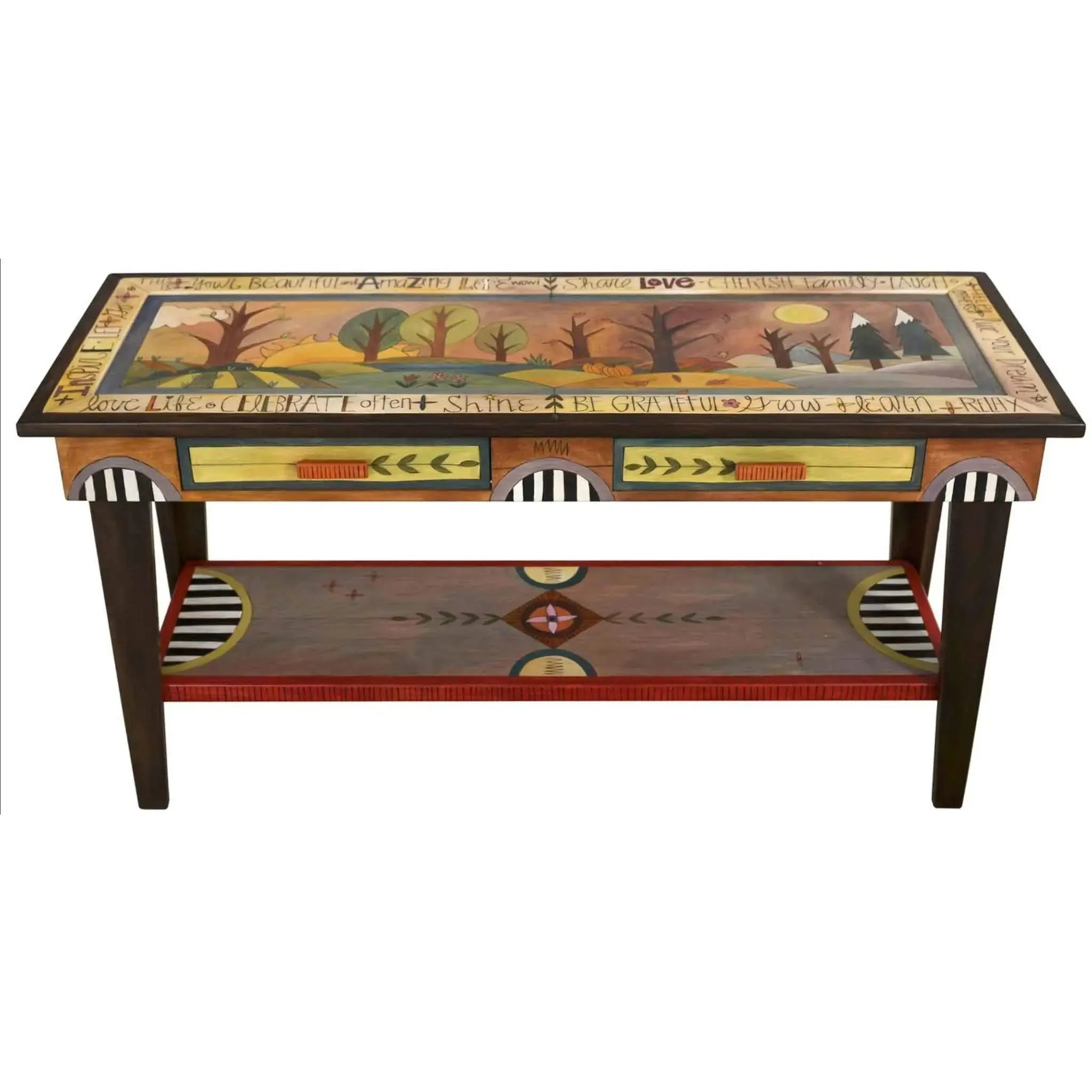 Sofa Table with Two Drawers 1 by Sticks SFA022