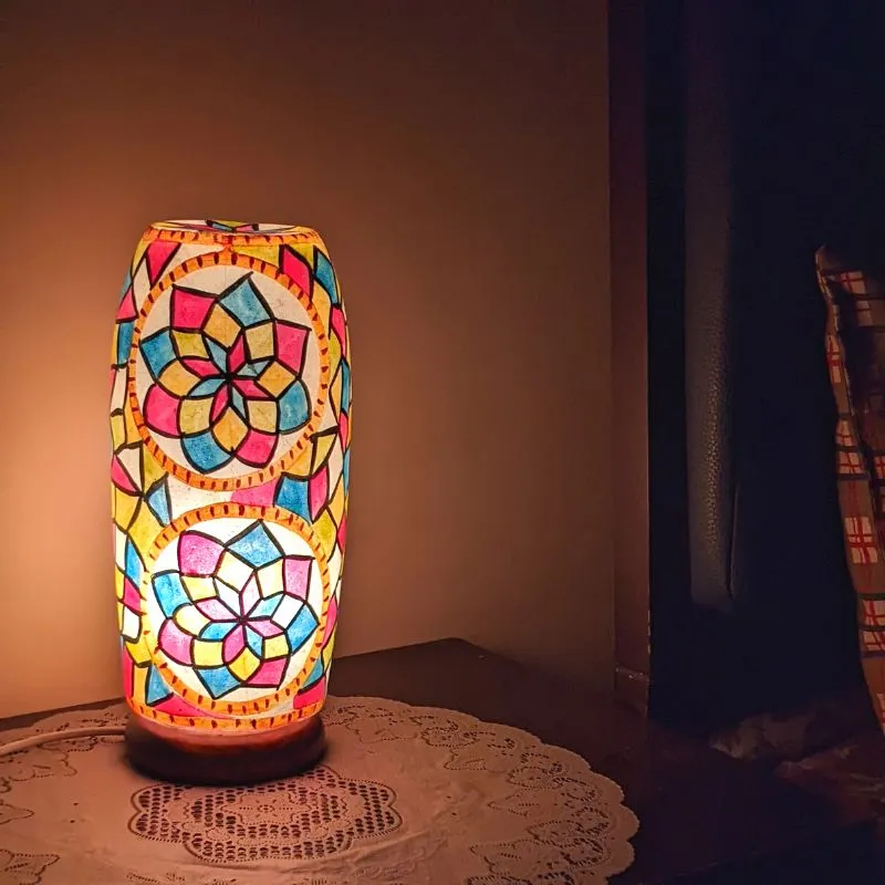 Sofia Camel Skin Lamp