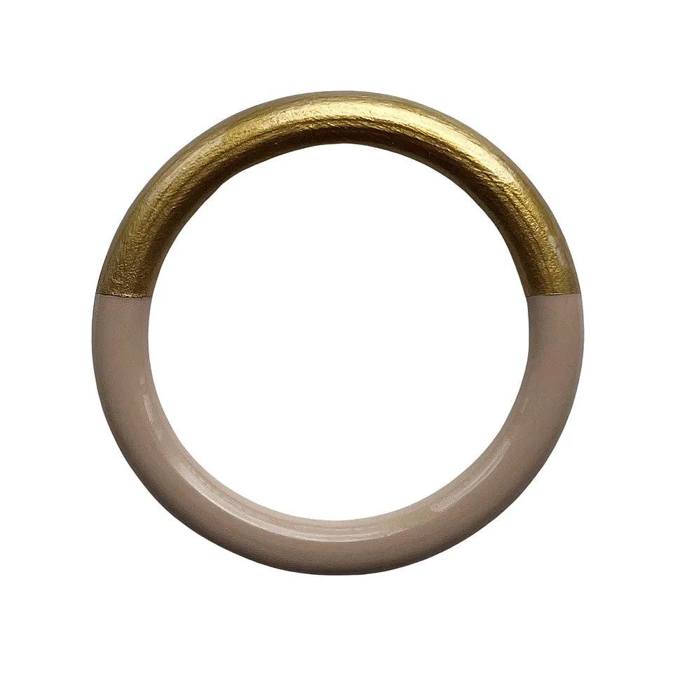 Solid Two-Tone Bangle©  - 9 Color Options