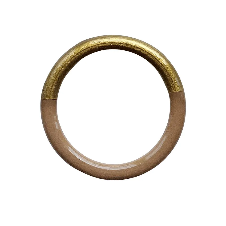 Solid Two-Tone Bangle©  - 9 Color Options