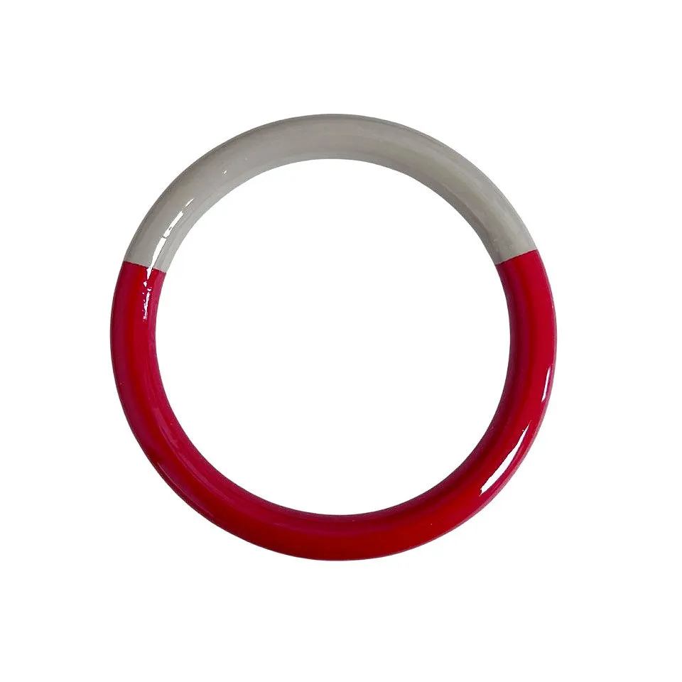Solid Two-Tone Bangle©  - 9 Color Options