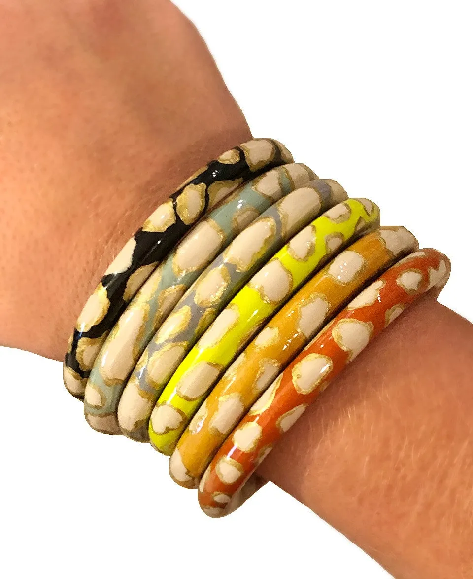 Solid Two-Tone Bangle©  - 9 Color Options