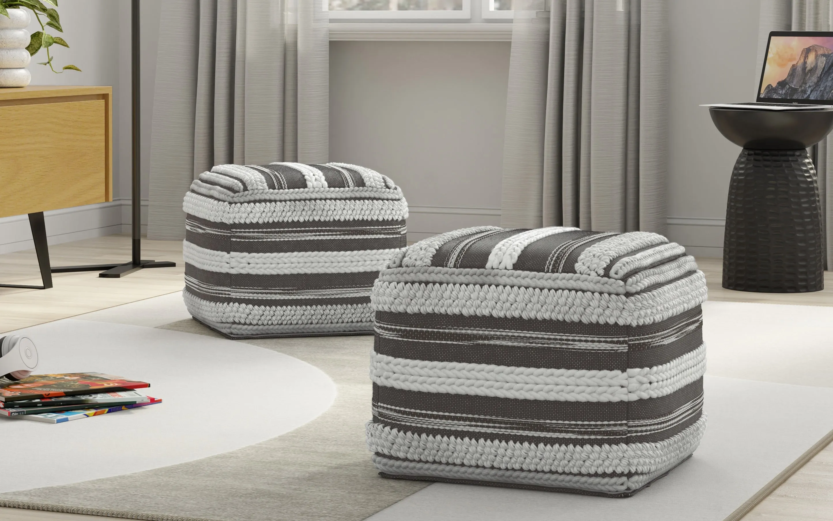 Sommer Square Pouf