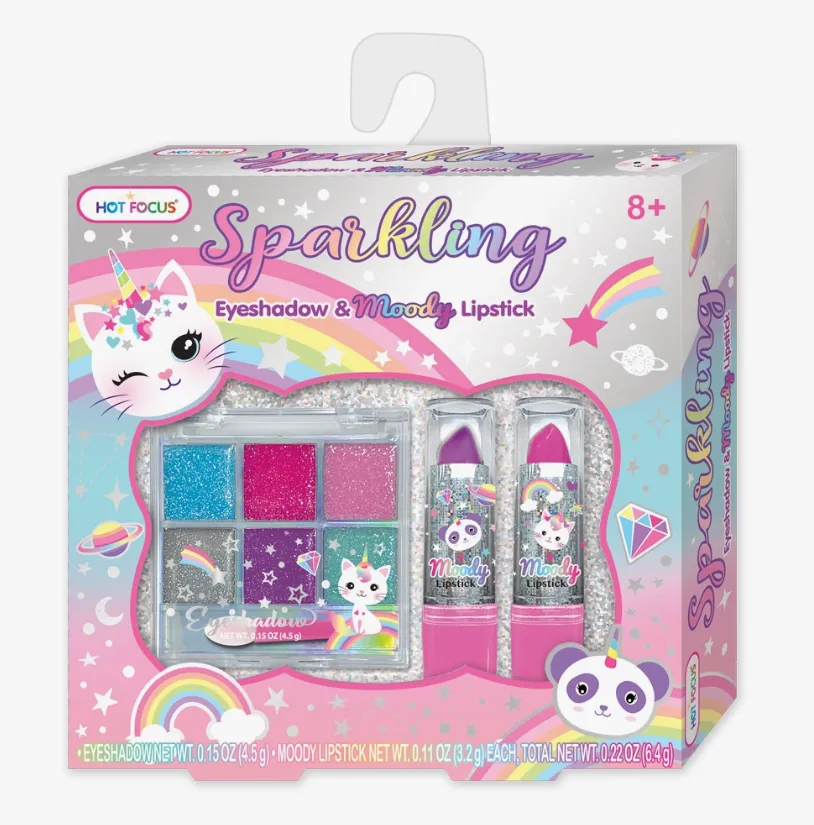 Sparkling Eyeshadow & Moody Lipstick Caticorn