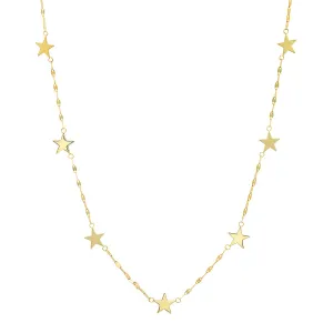Sparkling Gold Star Necklace