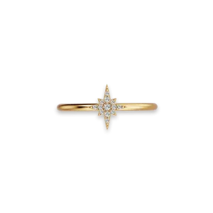 Sparkling Star Diamond Ring