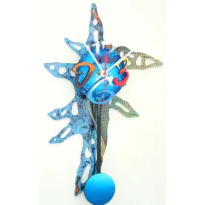 Splatt 4 Pendulum Wall Clock by David Scherer