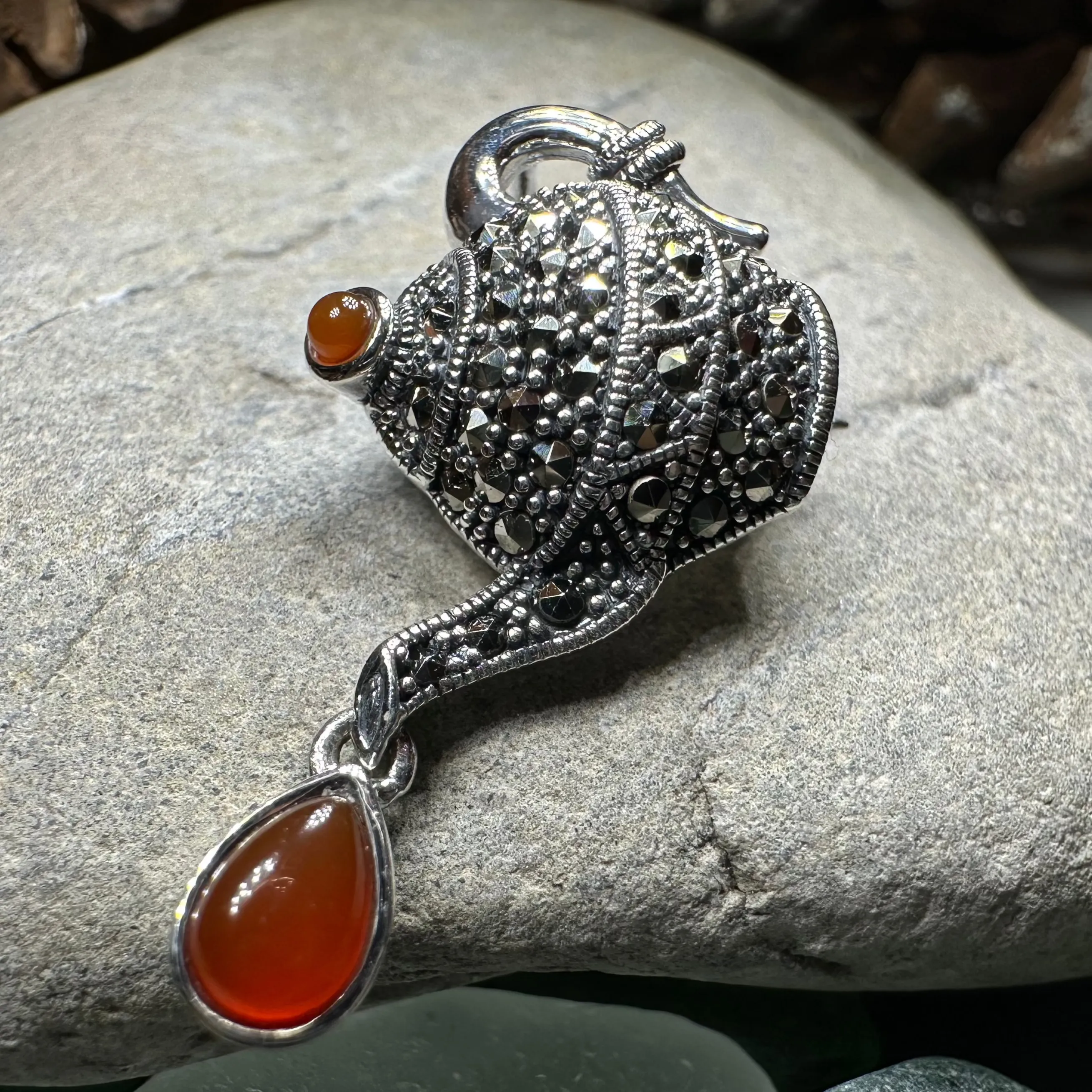 Spot of Tea Teapot Brooch