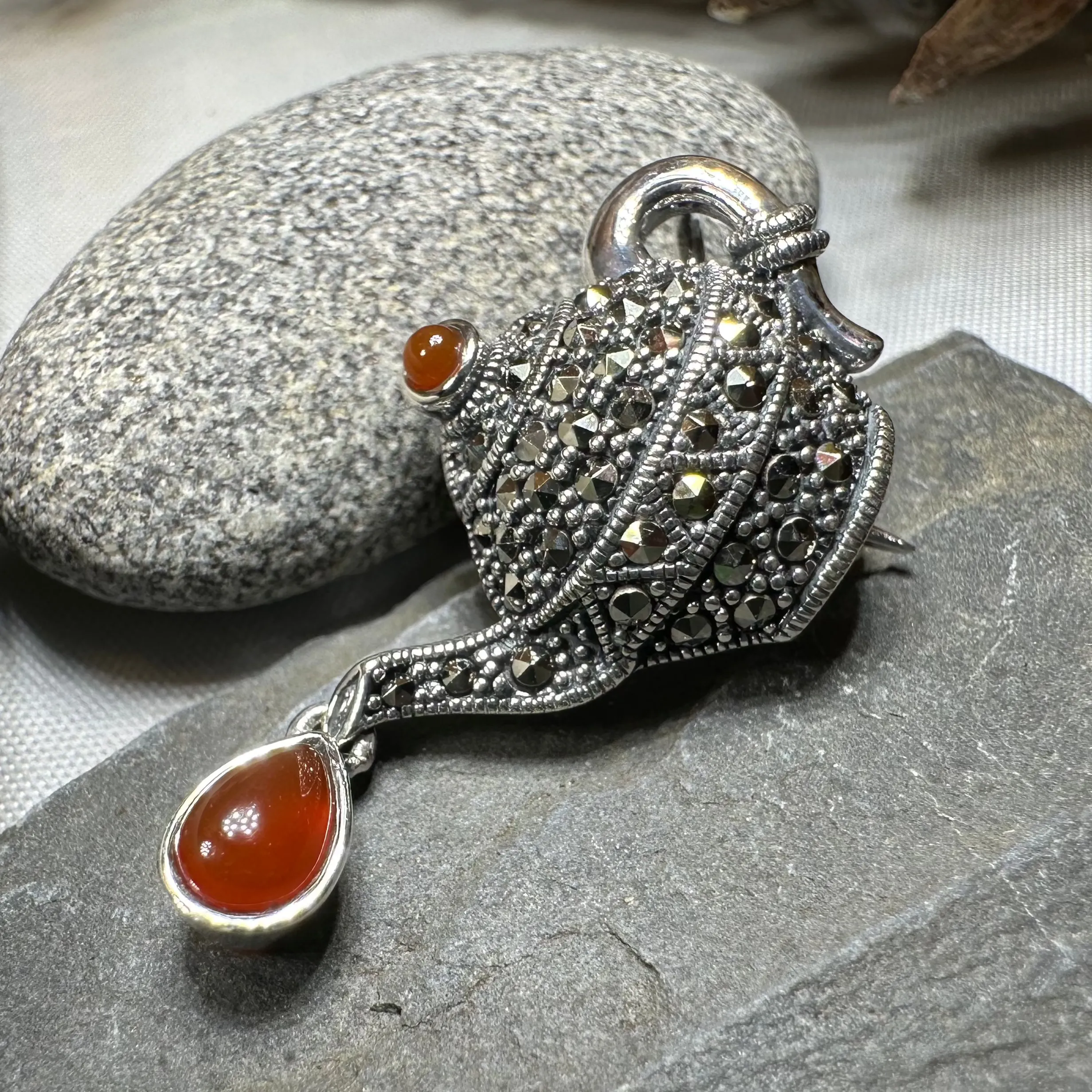 Spot of Tea Teapot Brooch
