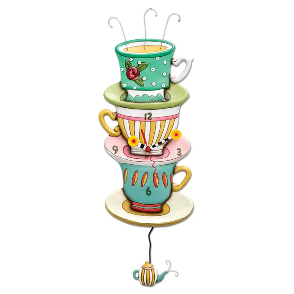Spot of Tea Wall Clock