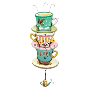 Spot of Tea Whimsical Clock
