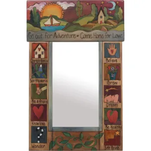 Square Topped Standard Mirror by Sticks MIR051, MIR054-S314749