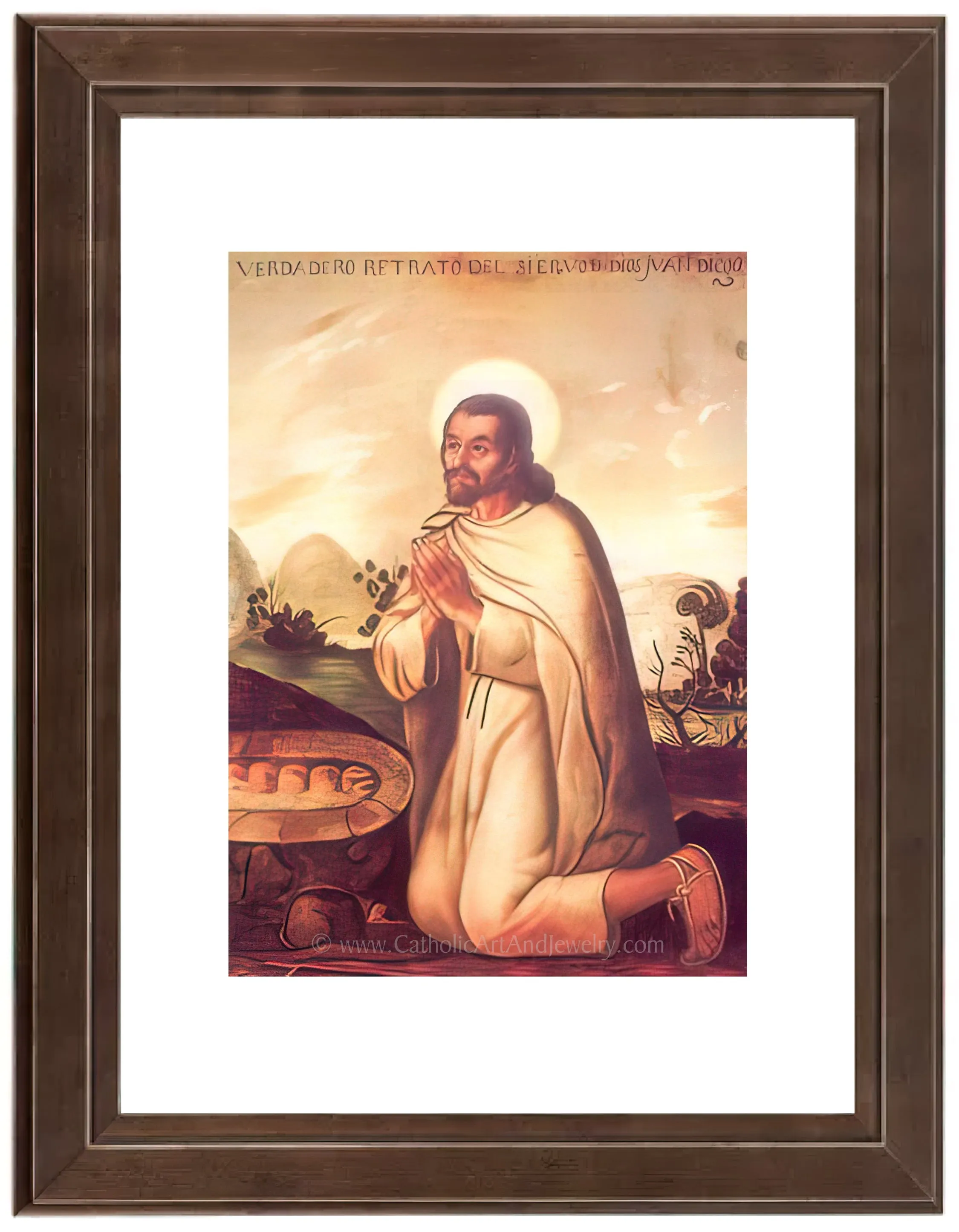 St. Juan Diego – by Miguel Cabrera – Catholic Art Print