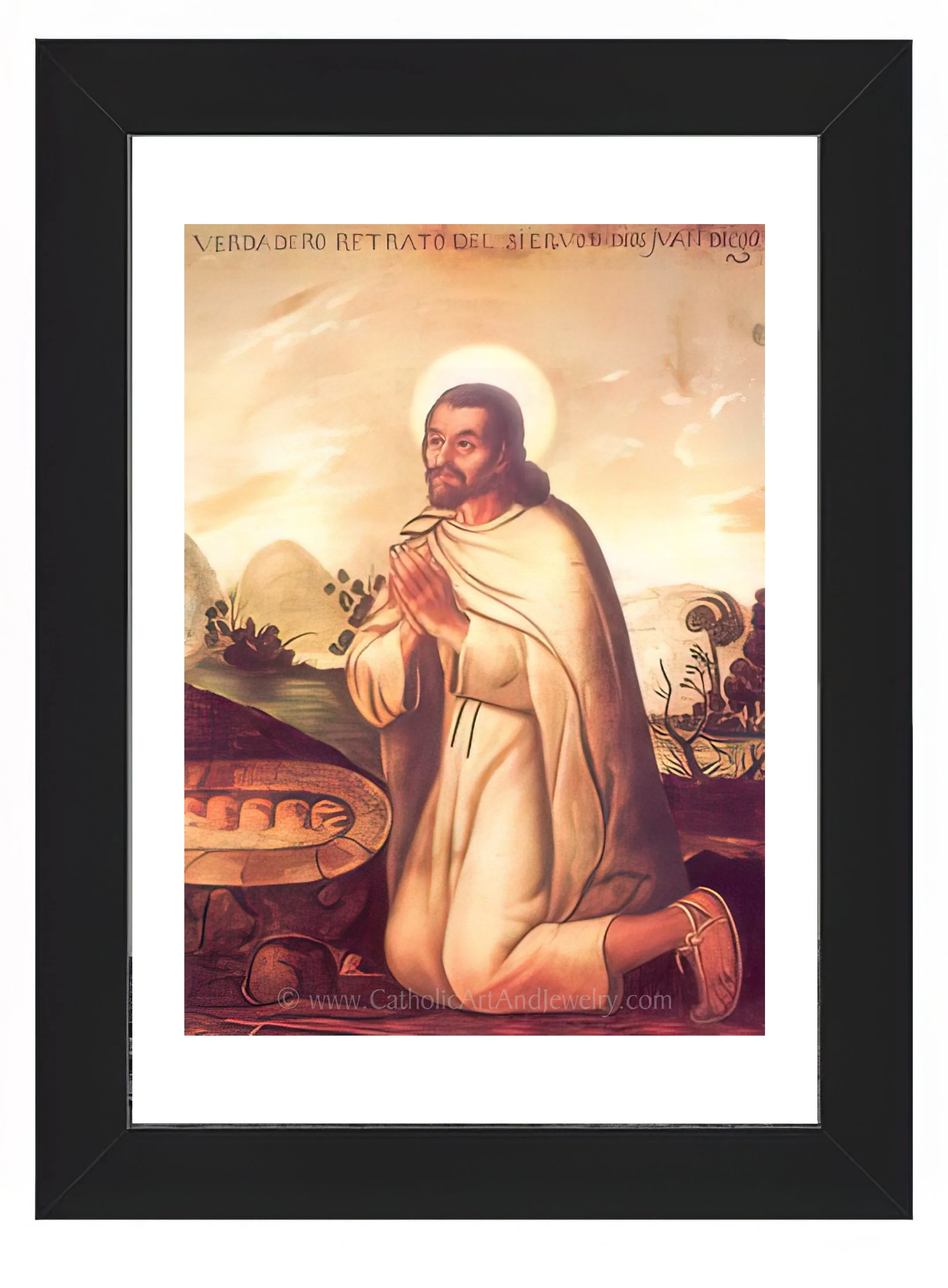 St. Juan Diego – by Miguel Cabrera – Catholic Art Print