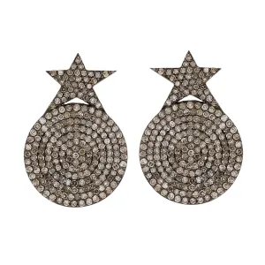 Star Disc Earrings