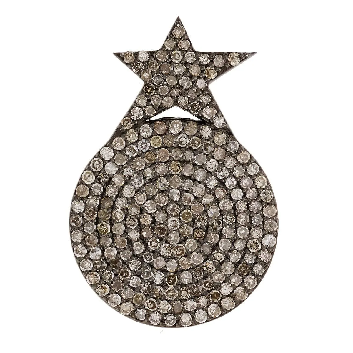 Star Disc Earrings