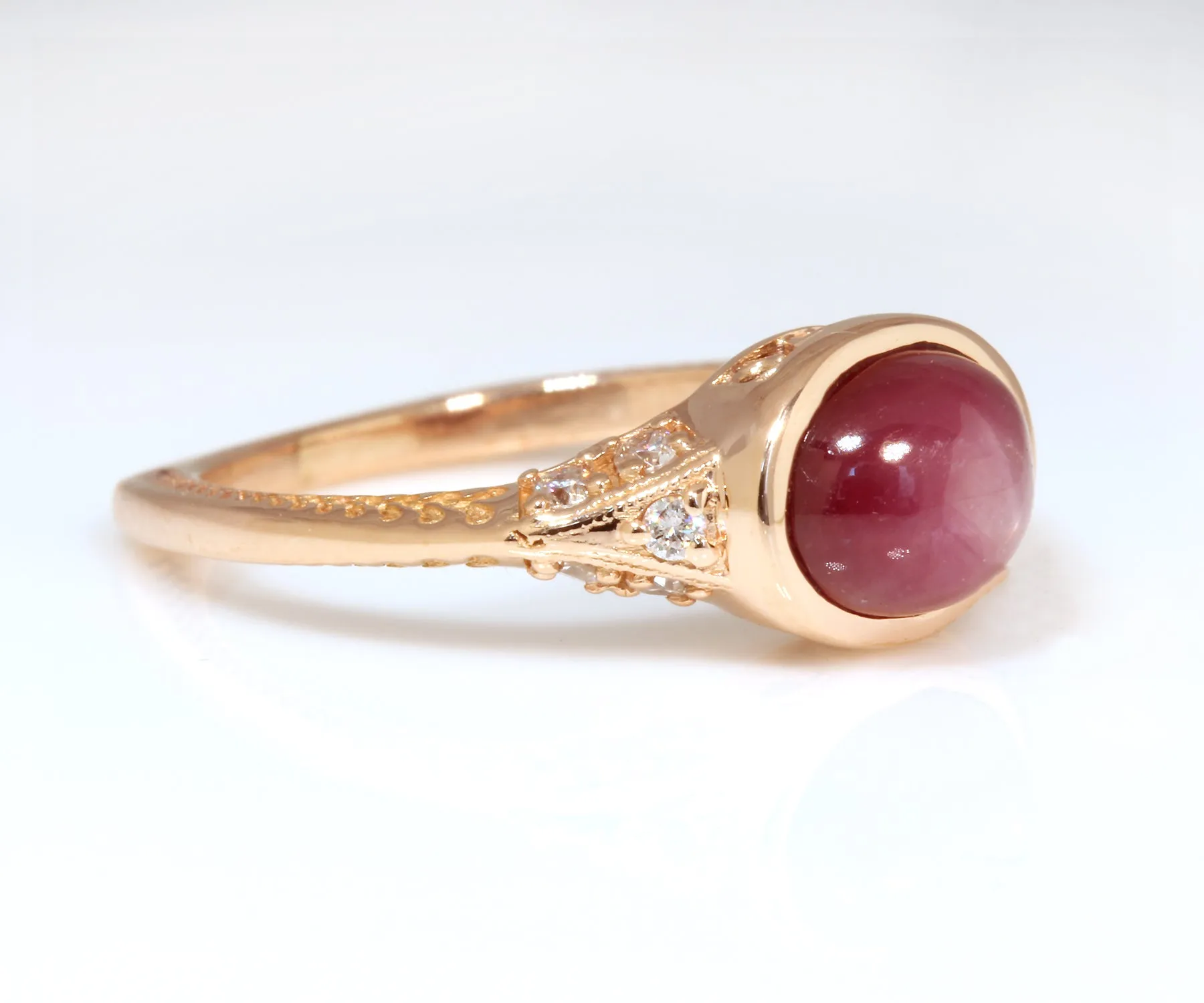 Star Sapphire Custom Ring