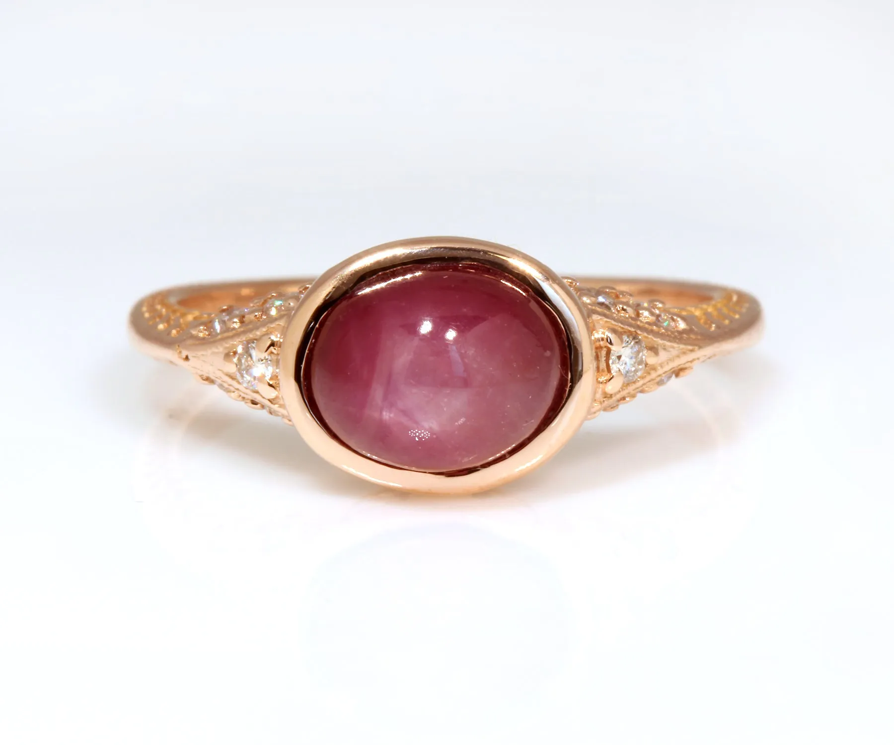 Star Sapphire Custom Ring