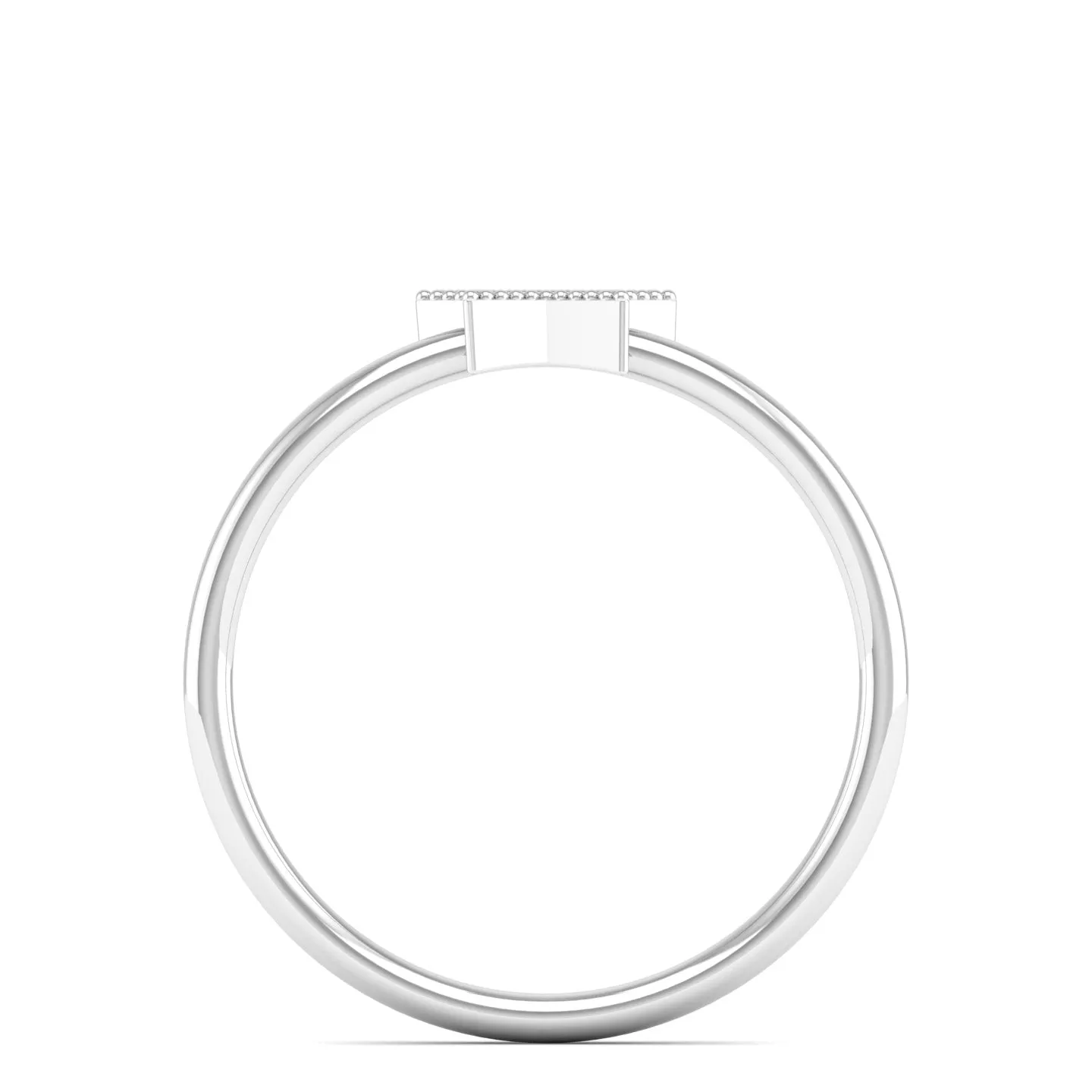 Star Shape Diamond Band