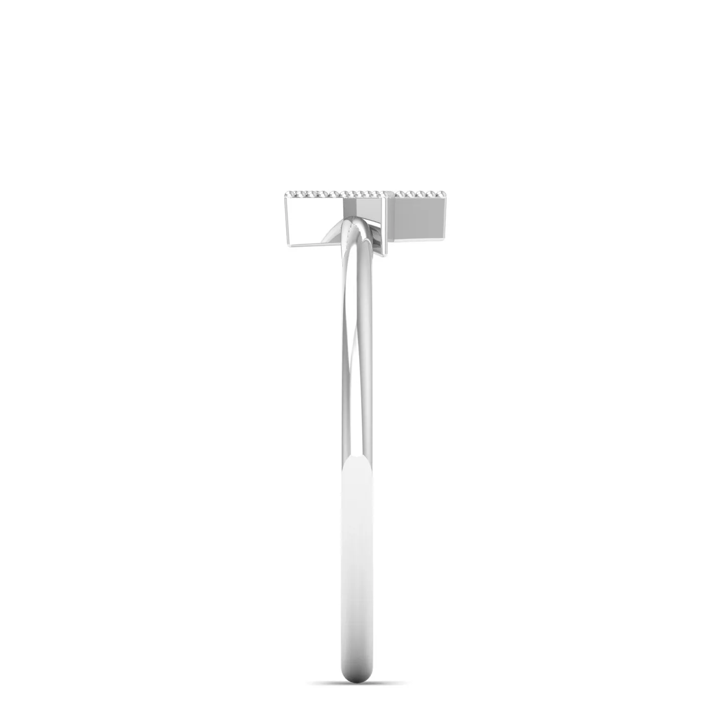 Star Shape Diamond Band
