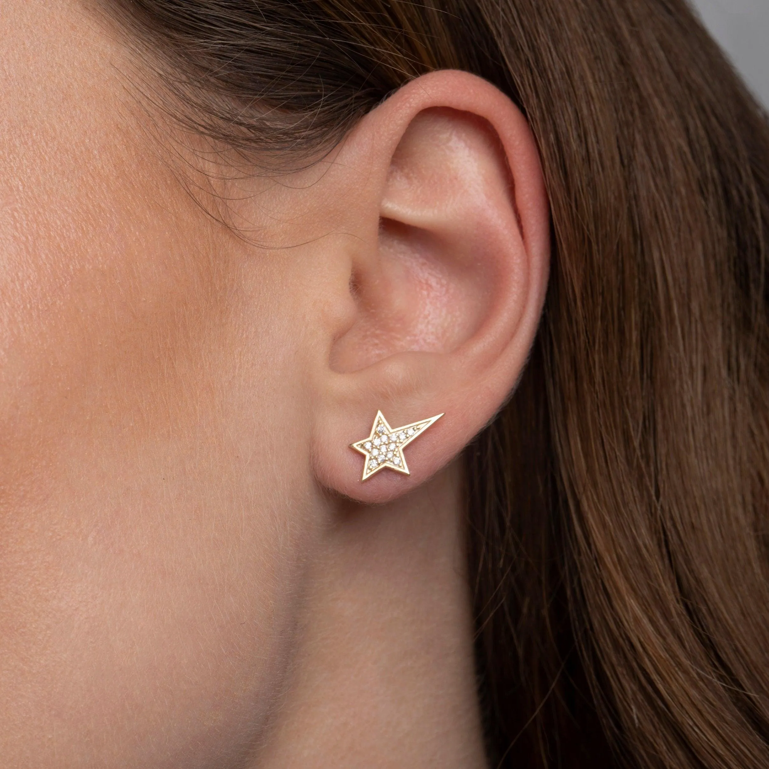Star Stud Earrings - 18K Gold Vermeil