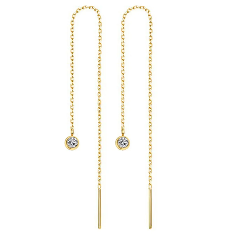 Starlene Crystal Thread Earrings