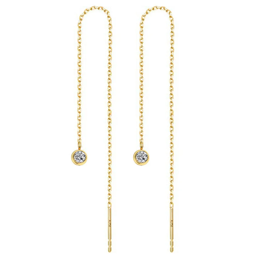 Starlene Crystal Thread Earrings