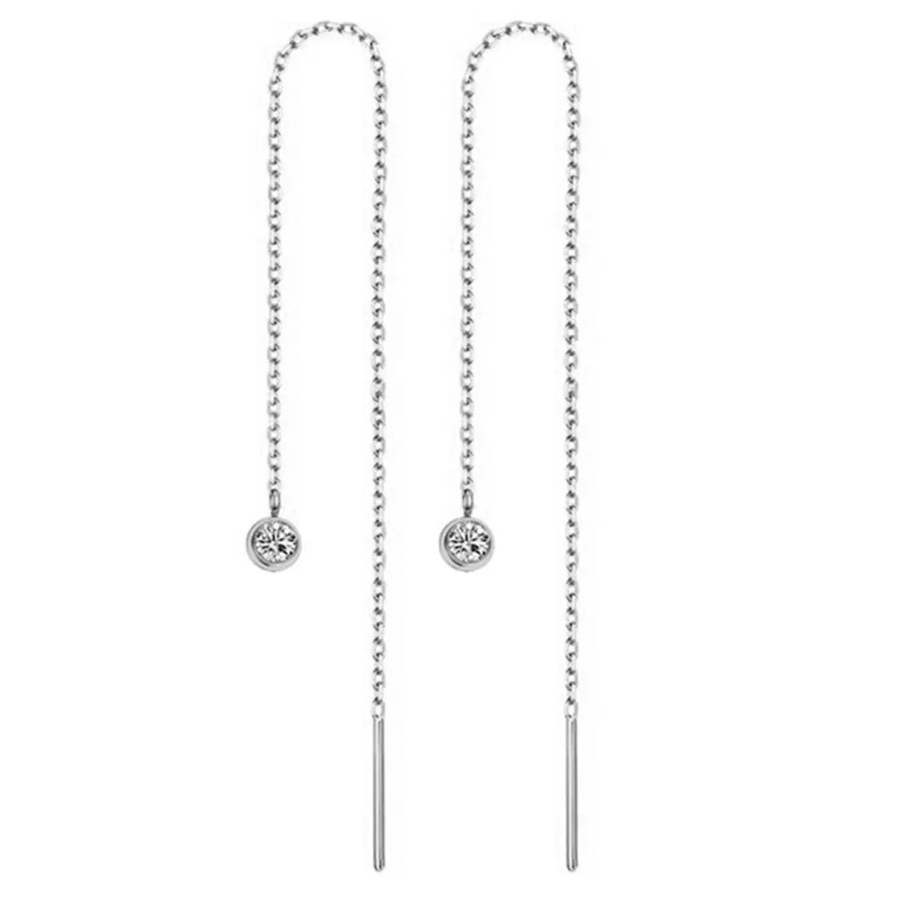 Starlene Crystal Thread Earrings