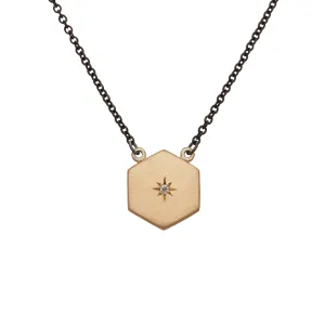 Starry Sky Hexagon Necklace