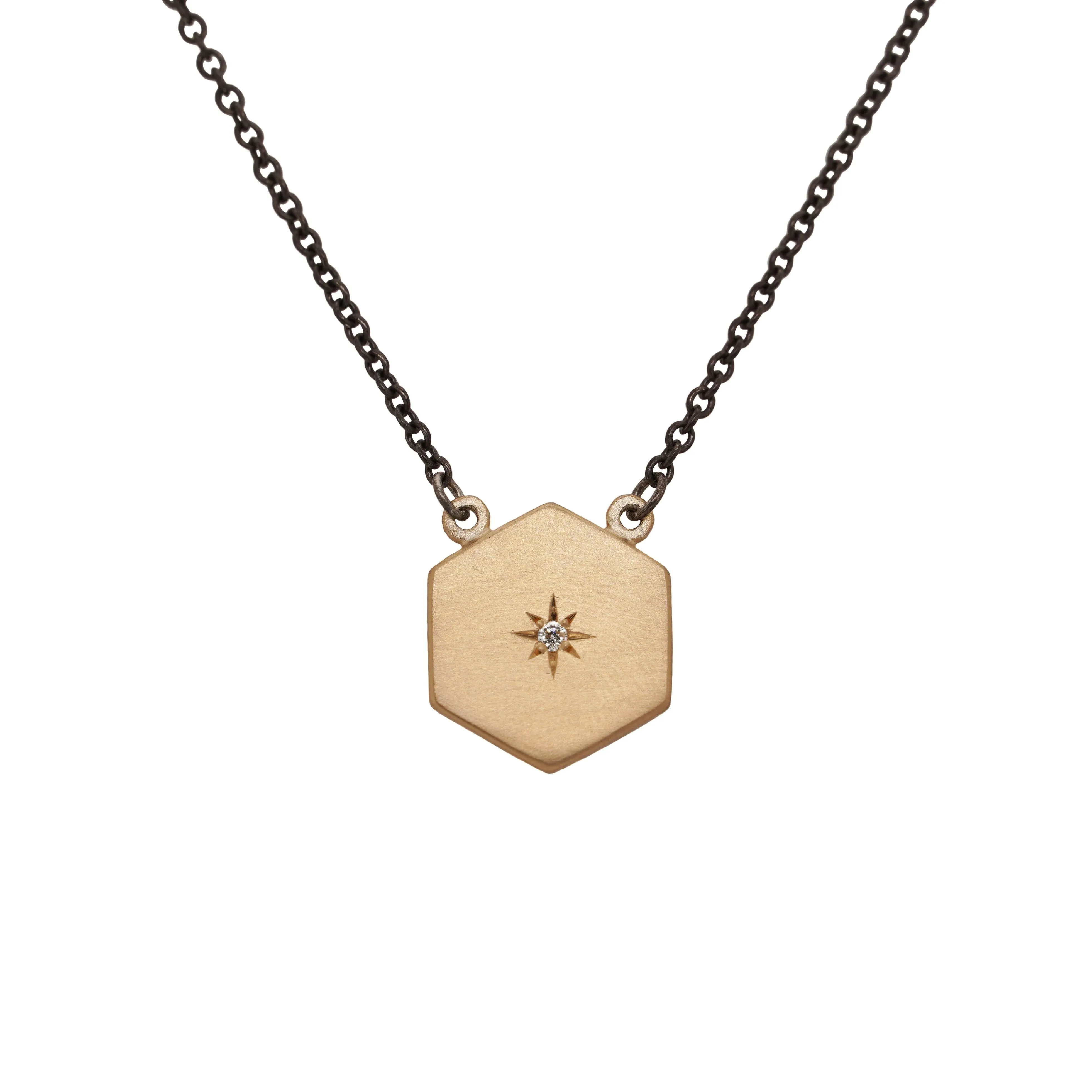 Starry Sky Hexagon Necklace